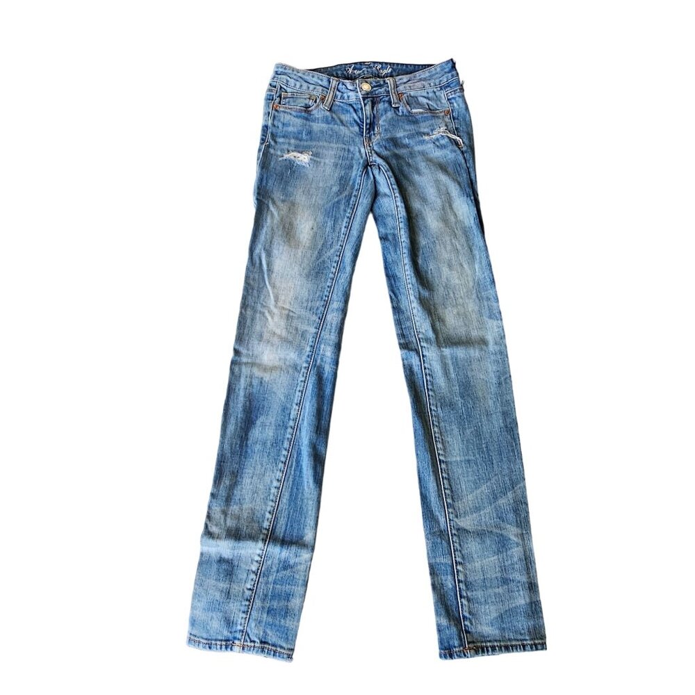 American Eagle "Skinny" Women's Jean's Distressed size 2